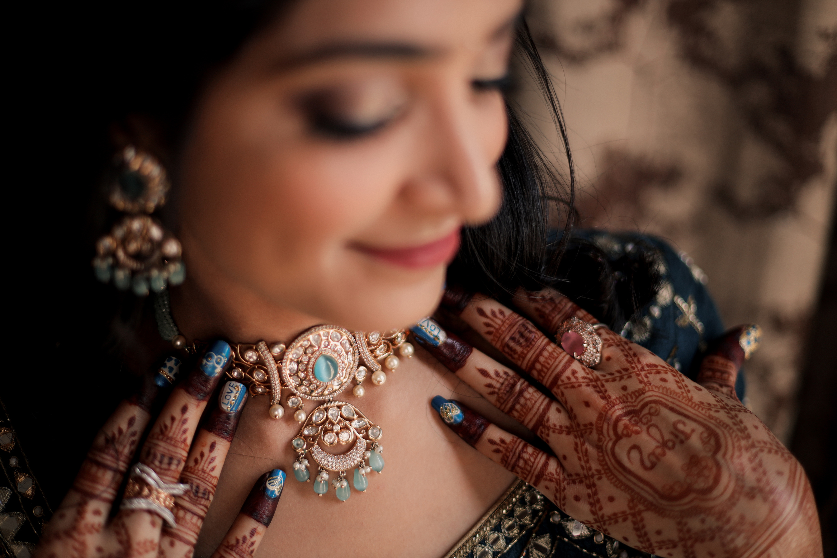 Close-Up Shot of a Beautiful Woman in Traditional Clothing